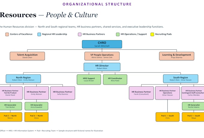 create organization chart, organogram or organization structure